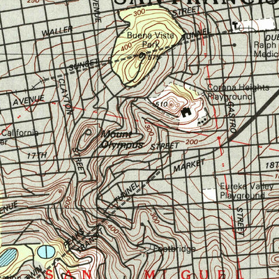 United States Geological Survey San Francisco North, CA (1995, 24000-Scale) digital map
