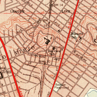 United States Geological Survey San Francisco South, CA (1947, 24000-Scale) digital map