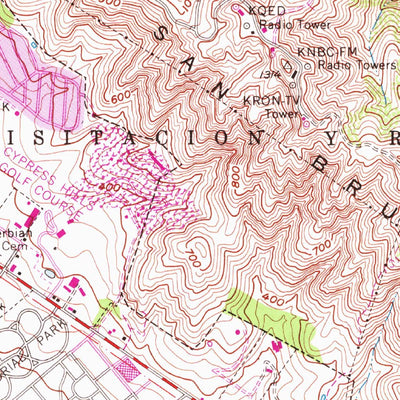 United States Geological Survey San Francisco South, CA (1956, 24000-Scale) digital map
