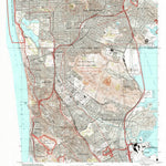 United States Geological Survey San Francisco South, CA (1995, 24000-Scale) digital map