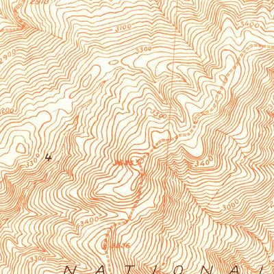 United States Geological Survey San Francisquito, CA (1932, 24000-Scale) digital map
