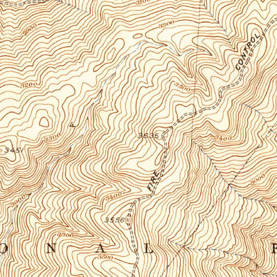 United States Geological Survey San Francisquito, CA (1937, 24000-Scale) digital map