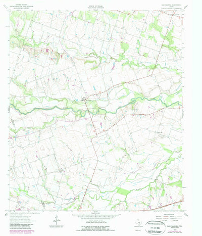 United States Geological Survey San Gabriel, TX (1963, 24000-Scale) digital map