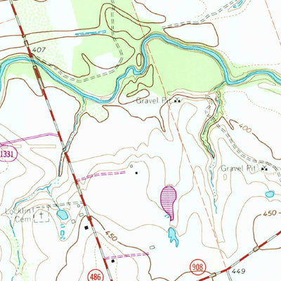 United States Geological Survey San Gabriel, TX (1963, 24000-Scale) digital map