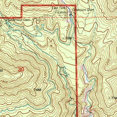United States Geological Survey San Gorgonio Mountain, CA (1996, 24000-Scale) digital map