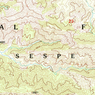 United States Geological Survey San Guillermo Mountain, CA (1995, 24000-Scale) digital map