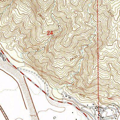 United States Geological Survey San Jacinto, CA (1996, 24000-Scale) digital map