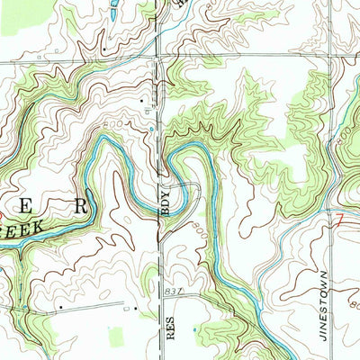United States Geological Survey San Jacinto, IN (1959, 24000-Scale) digital map