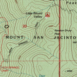 United States Geological Survey San Jacinto Peak, CA (1996, 24000-Scale) digital map