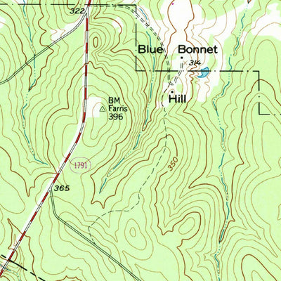 United States Geological Survey San Jacinto, TX (1959, 24000-Scale) digital map