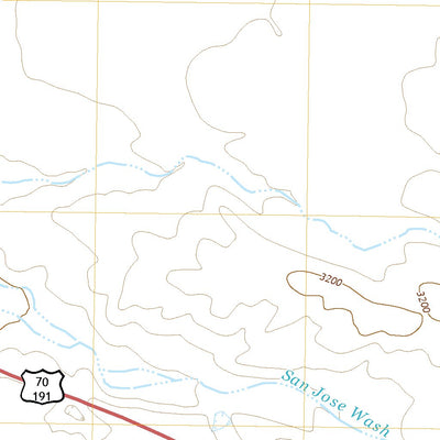 United States Geological Survey San Jose, AZ (2021, 24000-Scale) digital map