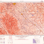 United States Geological Survey San Jose, CA (1956, 250000-Scale) digital map