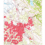 United States Geological Survey San Jose, CA (1961, 62500-Scale) digital map