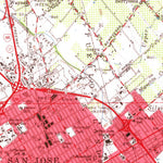 United States Geological Survey San Jose, CA (1961, 62500-Scale) digital map