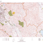 United States Geological Survey San Jose, CA (1978, 100000-Scale) digital map