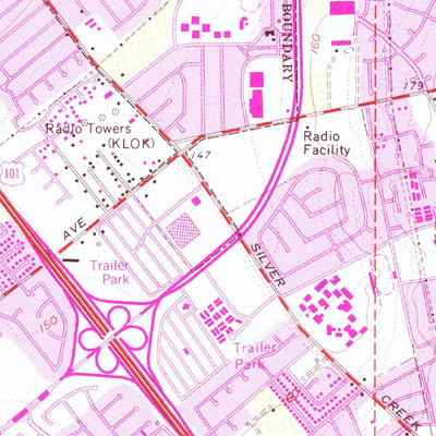 United States Geological Survey San Jose East, CA (1961, 24000-Scale) digital map
