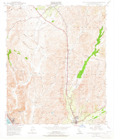 United States Geological Survey San Juan Capistrano, CA (1948, 24000-Scale) digital map
