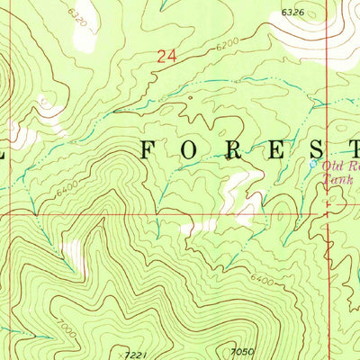 United States Geological Survey San Juan Peak, NM (1964, 24000-Scale) digital map