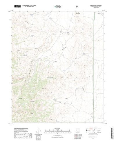 United States Geological Survey San Juan Peak, NM (2023, 24000-Scale) digital map