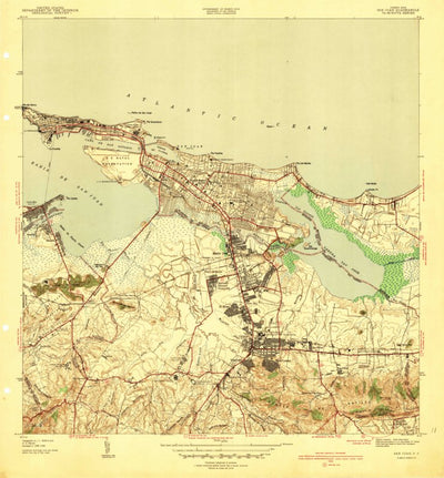 United States Geological Survey San Juan, PR (1941, 30000-Scale) digital map