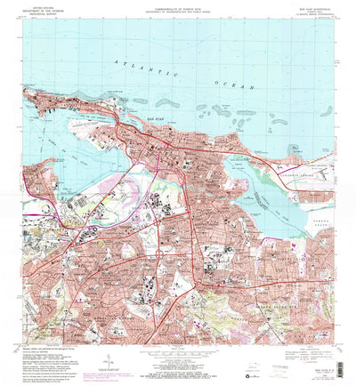 United States Geological Survey San Juan, PR (1969, 20000-Scale) digital map