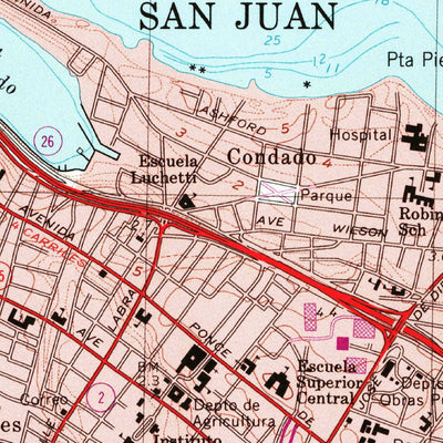 United States Geological Survey San Juan, PR (1969, 20000-Scale) digital map