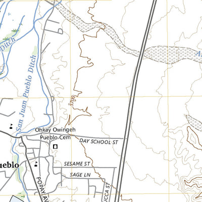 United States Geological Survey San Juan Pueblo, NM (2023, 24000-Scale) digital map