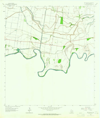 United States Geological Survey San Juan SE, TX (1962, 24000-Scale) digital map