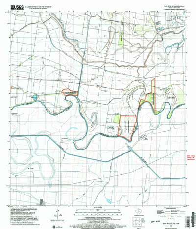 United States Geological Survey San Juan SE, TX (2002, 24000-Scale) digital map