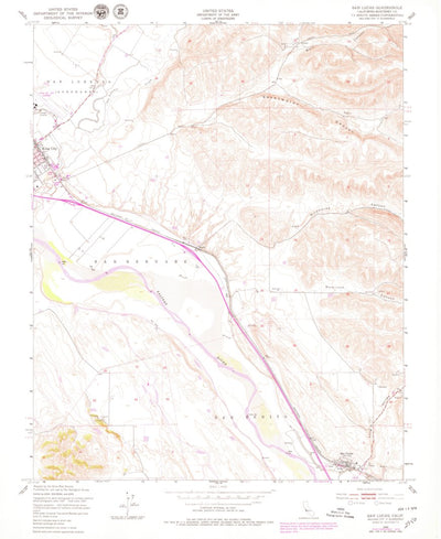 United States Geological Survey San Lucas, CA (1949, 24000-Scale) digital map