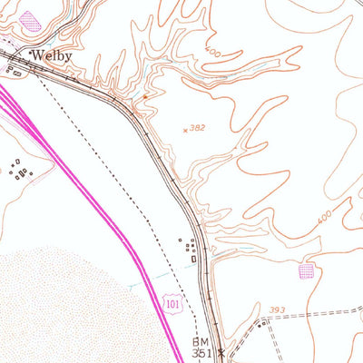 United States Geological Survey San Lucas, CA (1949, 24000-Scale) digital map