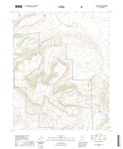 United States Geological Survey San Lucas Dam, NM (2023, 24000-Scale) digital map