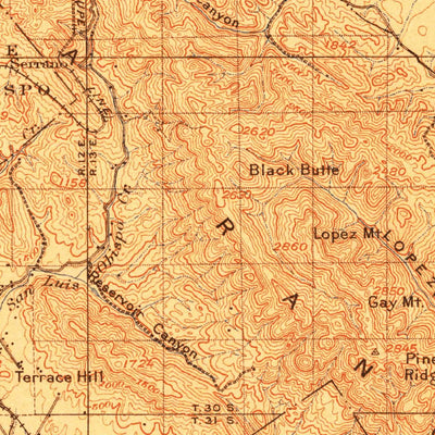 United States Geological Survey San Luis, CA (1900, 125000-Scale) digital map