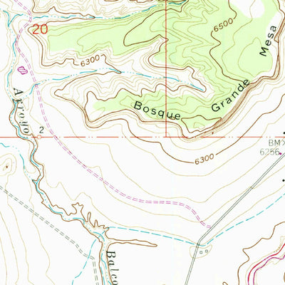 United States Geological Survey San Luis, NM (1961, 24000-Scale) digital map
