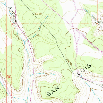 United States Geological Survey San Luis, NM (1961, 24000-Scale) digital map