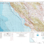 United States Geological Survey San Luis Obispo, CA (1956, 250000-Scale) digital map