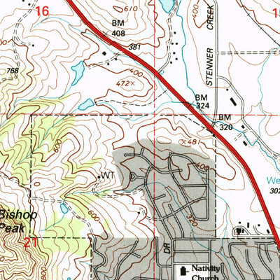 United States Geological Survey San Luis Obispo, CA (1995, 24000-Scale) digital map