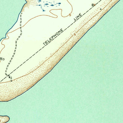 United States Geological Survey San Luis Pass, TX (1943, 24000-Scale) digital map