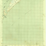 United States Geological Survey San Luis Pass, TX (1943, 31680-Scale) digital map