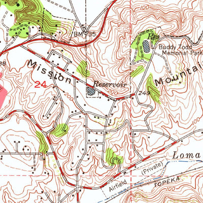 United States Geological Survey San Luis Rey, CA (1948, 24000-Scale) digital map