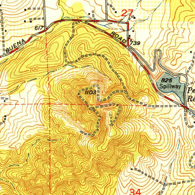 United States Geological Survey San Marcos, CA (1949, 24000-Scale) digital map