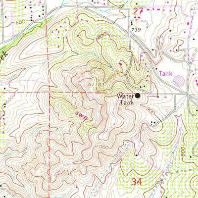 United States Geological Survey San Marcos, CA (1968, 24000-Scale) digital map