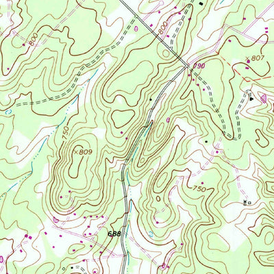 United States Geological Survey San Marcos North, TX (1964, 24000-Scale) digital map