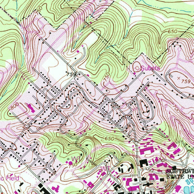 United States Geological Survey San Marcos North, TX (1964, 24000-Scale) digital map