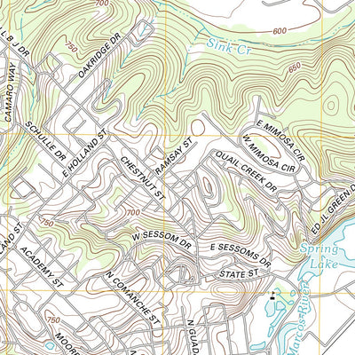 United States Geological Survey San Marcos North, TX (2013, 24000-Scale) digital map
