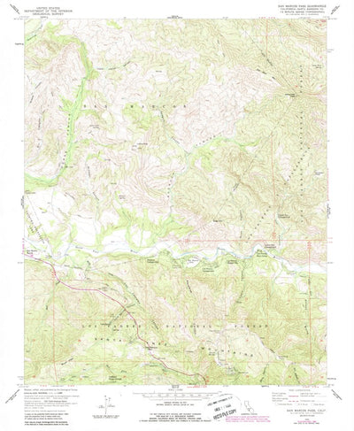 United States Geological Survey San Marcos Pass, CA (1959, 24000-Scale) digital map