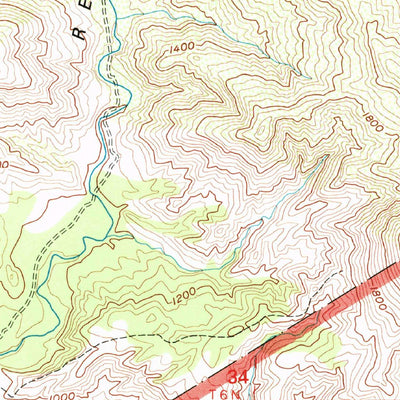 United States Geological Survey San Marcos Pass, CA (1995, 24000-Scale) digital map