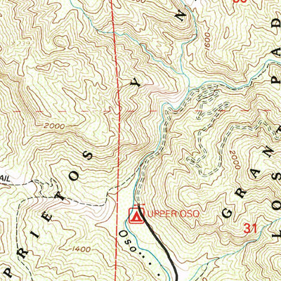 United States Geological Survey San Marcos Pass, CA (1995, 24000-Scale) digital map