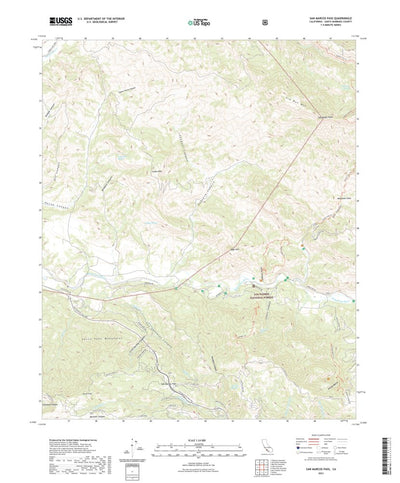 United States Geological Survey San Marcos Pass, CA (2021, 24000-Scale) digital map