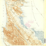 United States Geological Survey San Mateo, CA (1896, 62500-Scale) digital map